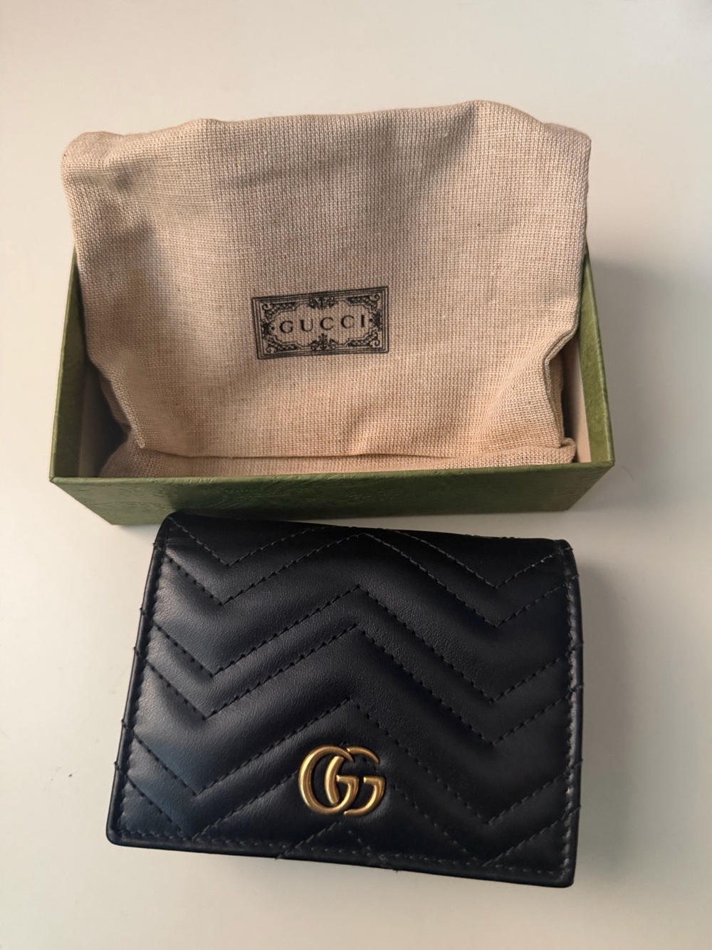 Gucci GG Marmont card case wallet - Picture 2 of 3